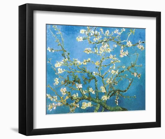 Branches of an Almond Tree in Bloom, 1890-Vincent van Gogh-Framed Art Print