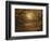 Branches Surrounding Harvest Moon-Robert Llewellyn-Framed Premium Photographic Print