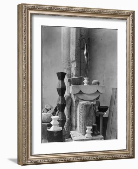 Brancusi's Studio, 1920-Edward Steichen-Framed Art Print