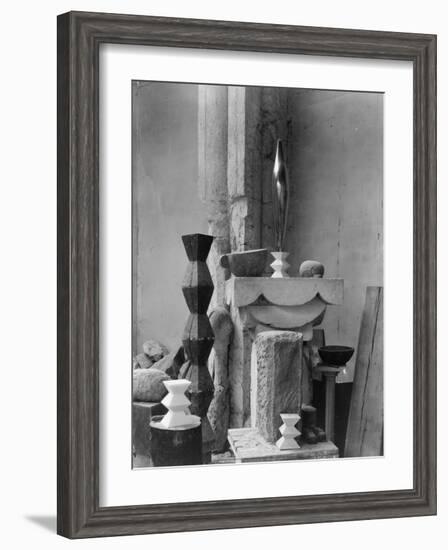 Brancusi's Studio, 1920-Edward Steichen-Framed Art Print