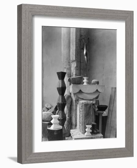 Brancusi's Studio, 1920-Edward Steichen-Framed Art Print