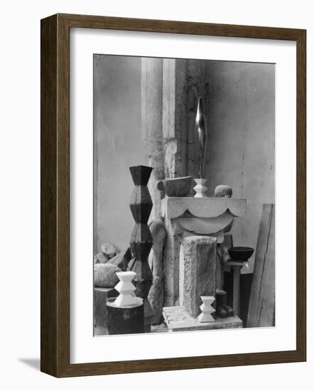 Brancusi's Studio, 1920-Edward Steichen-Framed Art Print