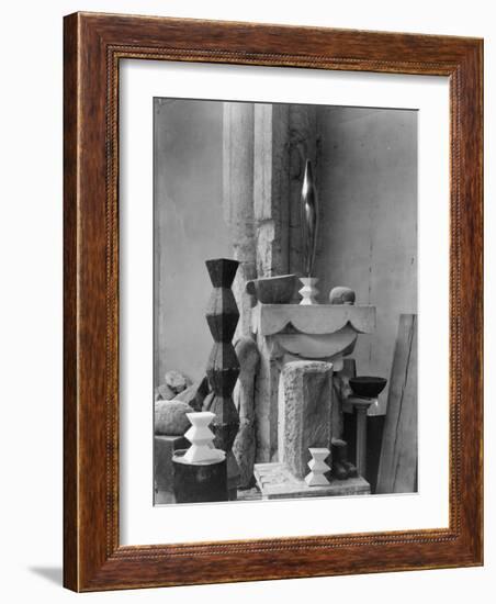 Brancusi's Studio, 1920-Edward Steichen-Framed Art Print