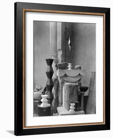 Brancusi's Studio, 1920-Edward Steichen-Framed Art Print