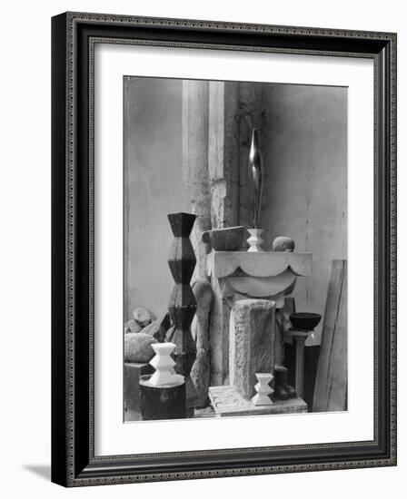 Brancusi's Studio, 1920-Edward Steichen-Framed Art Print