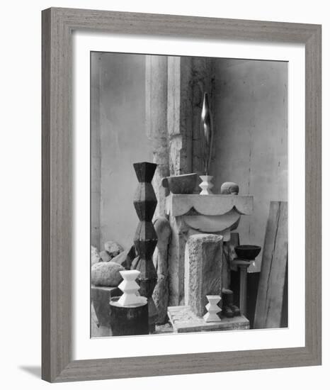 Brancusi's Studio, 1920-Edward Steichen-Framed Art Print