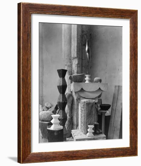 Brancusi's Studio, 1920-Edward Steichen-Framed Art Print