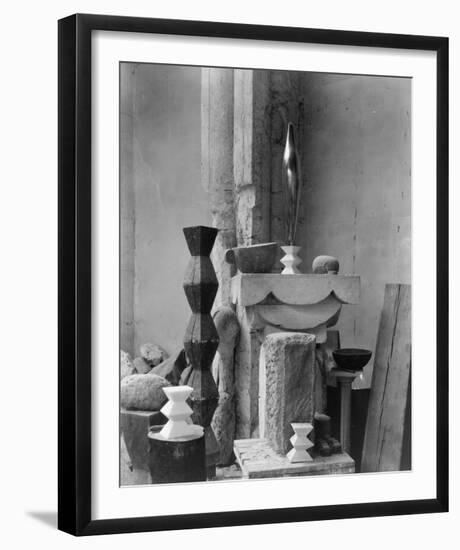 Brancusi's Studio, 1920-Edward Steichen-Framed Art Print