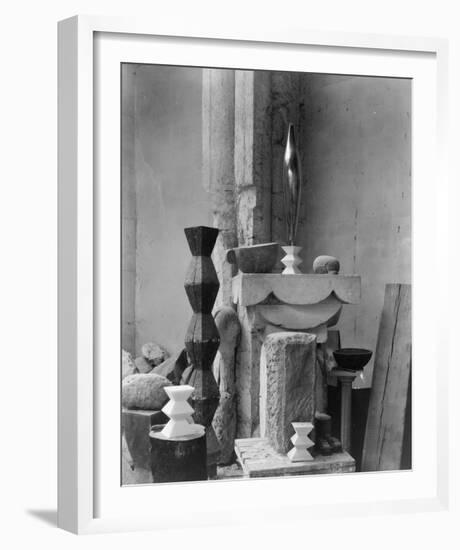 Brancusi's Studio, 1920-Edward Steichen-Framed Art Print