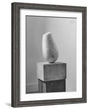 Brancusi Sculpture on Exhibit at the Guggenheim Museum-Nina Leen-Framed Photographic Print