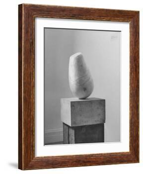 Brancusi Sculpture on Exhibit at the Guggenheim Museum-Nina Leen-Framed Photographic Print