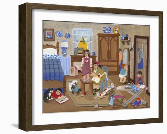 Brand New Dress-Carol Salas-Framed Premium Giclee Print