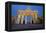 Brandenburg Gate at Night, Berlin, Germany, Europe-Miles Ertman-Framed Premier Image Canvas