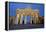 Brandenburg Gate at Night, Berlin, Germany, Europe-Miles Ertman-Framed Premier Image Canvas