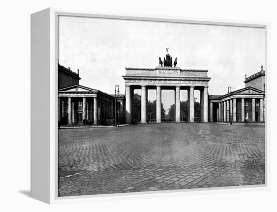 Brandenburg Gate, Berlin, 1893-John L Stoddard-Framed Premier Image Canvas