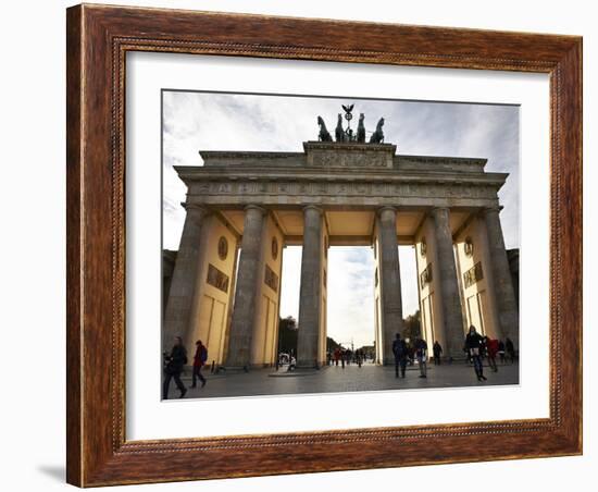 Brandenburg Gate, Berlin, Germany, Europe-Matthew Frost-Framed Photographic Print