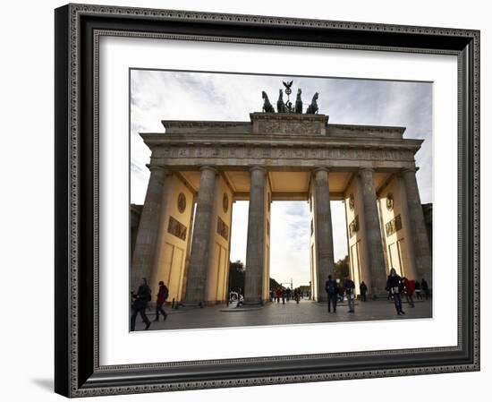 Brandenburg Gate, Berlin, Germany, Europe-Matthew Frost-Framed Photographic Print