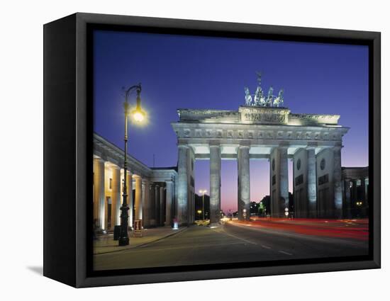 Brandenburg Gate, Berlin, Germany-Jon Arnold-Framed Premier Image Canvas