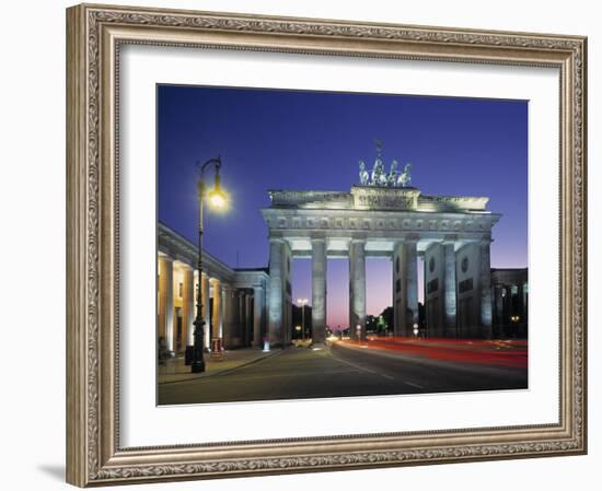 Brandenburg Gate, Berlin, Germany-Jon Arnold-Framed Photographic Print