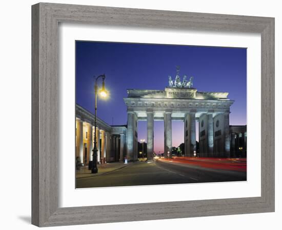 Brandenburg Gate, Berlin, Germany-Jon Arnold-Framed Photographic Print