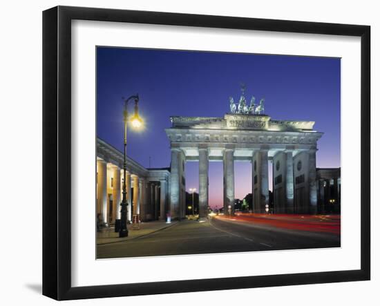 Brandenburg Gate, Berlin, Germany-Jon Arnold-Framed Photographic Print