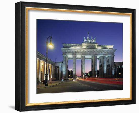 Brandenburg Gate, Berlin, Germany-Jon Arnold-Framed Photographic Print