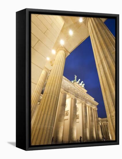 Brandenburg Gate, Berlin, Germany-Jon Arnold-Framed Premier Image Canvas