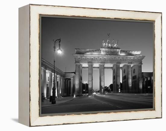 Brandenburg Gate, Berlin, Germany-Jon Arnold-Framed Premier Image Canvas