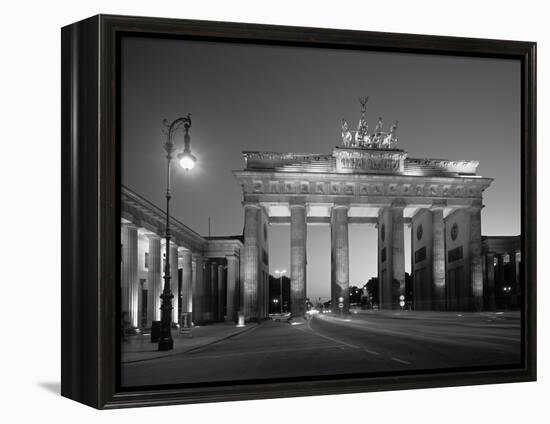 Brandenburg Gate, Berlin, Germany-Jon Arnold-Framed Premier Image Canvas