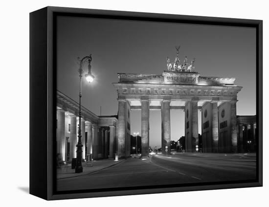 Brandenburg Gate, Berlin, Germany-Jon Arnold-Framed Premier Image Canvas