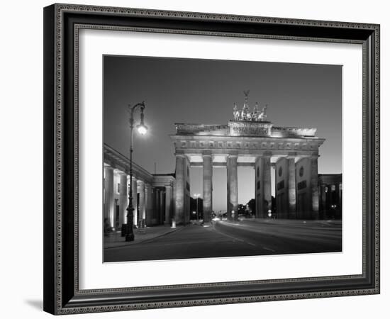 Brandenburg Gate, Berlin, Germany-Jon Arnold-Framed Photographic Print