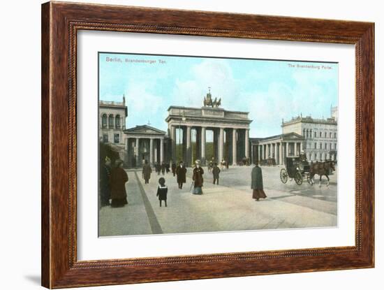 Brandenburg Gate, Berlin, Germany-null-Framed Art Print