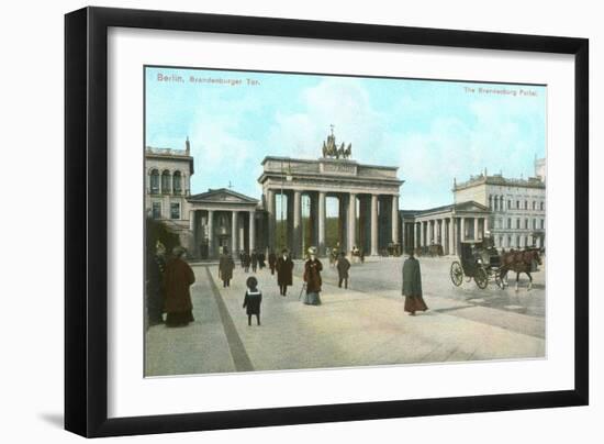 Brandenburg Gate, Berlin, Germany-null-Framed Art Print