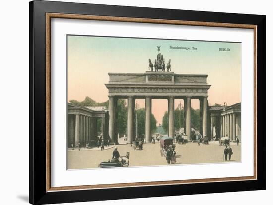 Brandenburg Gate, Berlin, Germany-null-Framed Art Print