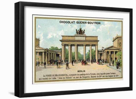 Brandenburg Gate, Berlin-null-Framed Giclee Print