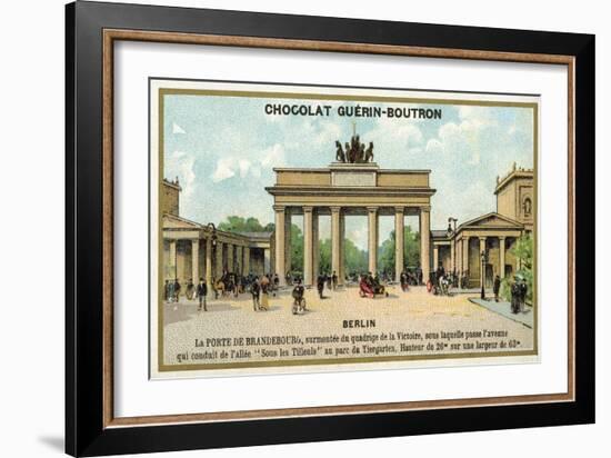 Brandenburg Gate, Berlin-null-Framed Giclee Print