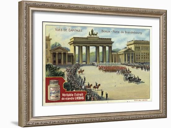 Brandenburg Gate, Berlin-null-Framed Giclee Print