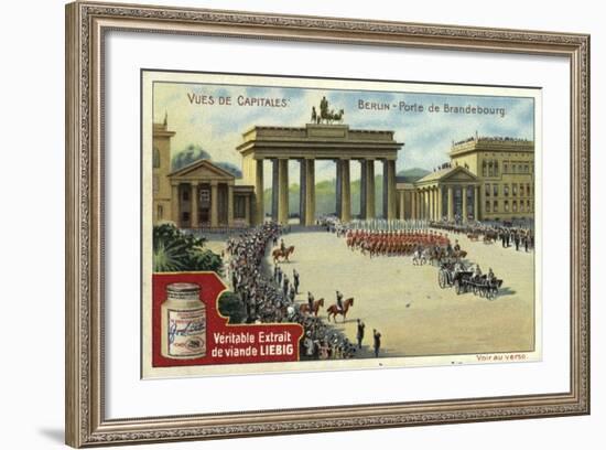 Brandenburg Gate, Berlin-null-Framed Giclee Print