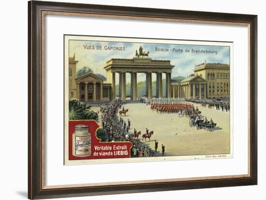 Brandenburg Gate, Berlin-null-Framed Giclee Print