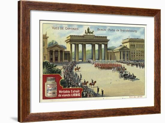 Brandenburg Gate, Berlin-null-Framed Giclee Print