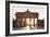 Brandenburg Gate (Brandenburger Tor) at sunrise, Platz des 18 Marz, Berlin Mitte, Berlin, Germany-Markus Lange-Framed Photographic Print