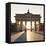 Brandenburg Gate (Brandenburger Tor) at sunrise, Platz des 18 Marz, Berlin Mitte, Berlin, Germany, -Markus Lange-Framed Premier Image Canvas