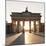 Brandenburg Gate (Brandenburger Tor) at sunrise, Platz des 18 Marz, Berlin Mitte, Berlin, Germany, -Markus Lange-Mounted Photographic Print