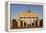 Brandenburg Gate (Brandenburger Tor) at sunrise, Quadriga, Berlin Mitte, Berlin, Germany, Europe-Markus Lange-Framed Premier Image Canvas