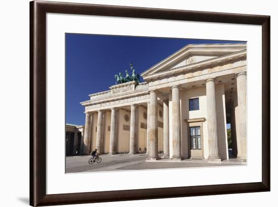 Brandenburg Gate (Brandenburger Tor), Pariser Platz square, Berlin Mitte, Berlin, Germany, Europe-Markus Lange-Framed Photographic Print