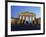 Brandenburg Gate Floodlit in the Evening, Pariser Platz, Unter Den Linden, Berlin, Germany, Europe-null-Framed Photographic Print