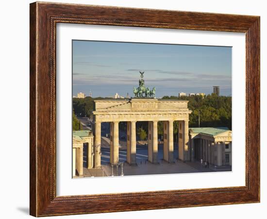 Brandenburg Gate, Pariser Platz, Berlin, Germany-Jon Arnold-Framed Photographic Print