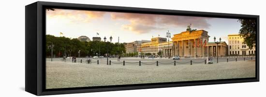 Brandenburg Gate, Platz Des 18 Marz 1848, Berlin, Germany-Jon Arnold-Framed Premier Image Canvas