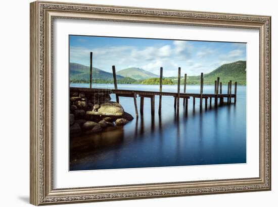 Brandlehow Jetty, Derwent Water, Lake District-Robert Howell-Framed Photographic Print