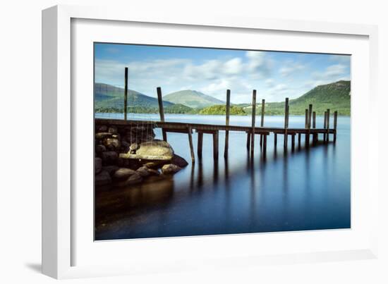 Brandlehow Jetty, Derwent Water, Lake District-Robert Howell-Framed Photographic Print